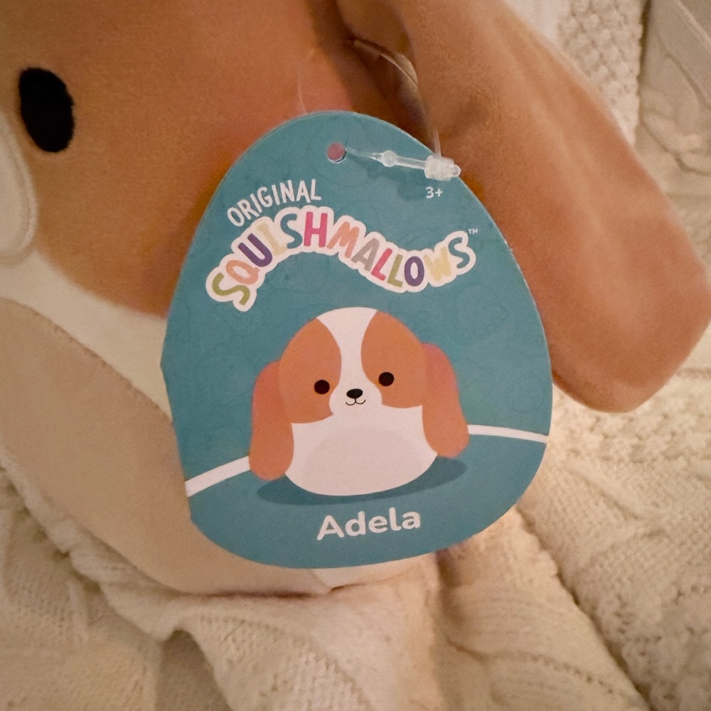 Adela the Basset Hound 8” Stuffed Plush - Picture 3 of 3